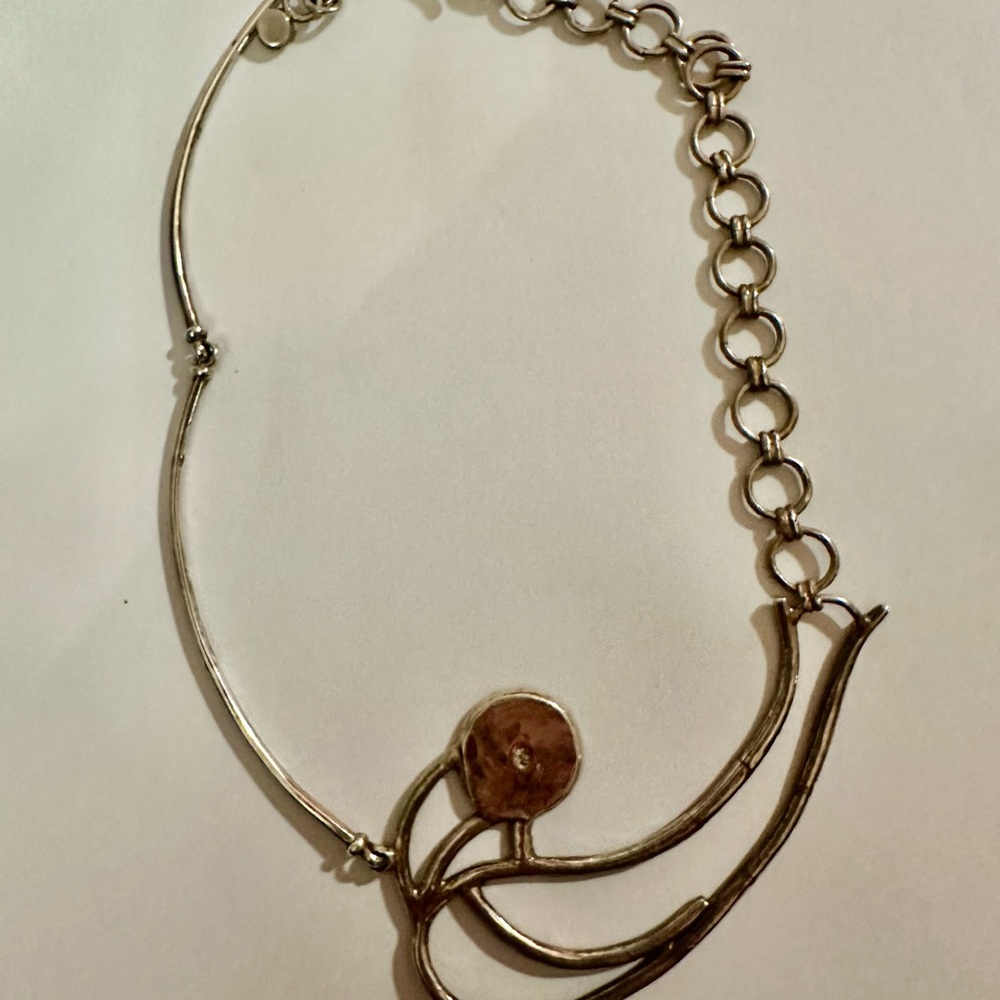 Mexican Silver Marked 950 Elegant Opal Inlaid Swi… - image 4